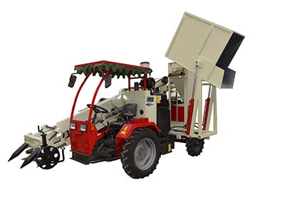 Combined peanut harvester and picker