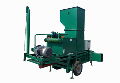 Horizontal double-cylinder baler